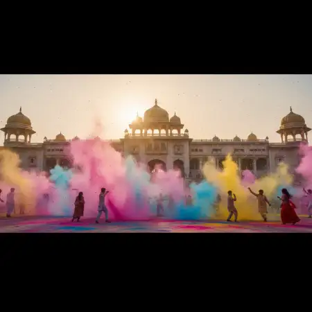 Free Holi Background With Indian Cultural Vibe Background Image Download