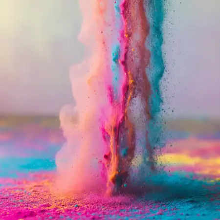 Free Holi Background With Powder Burst Closeup Background Image Download