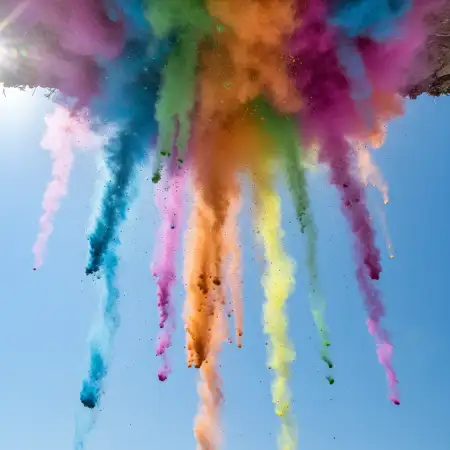 Free Holi Background With Sky Color Splash Background Image Download