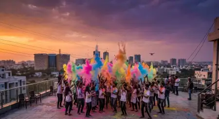 Holi Celebration Poster Background Hd - Free Holi Poster Background Download