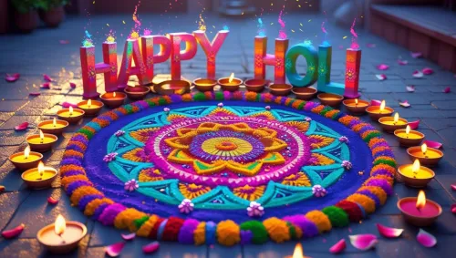 holi festival banner hd image free download