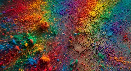 Holi Poster Background Ultra Realistic Colors - Free Holi Poster Background Download
