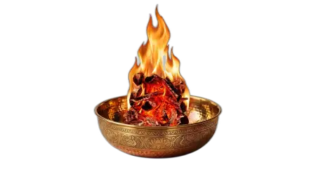 holika dahan fire png for website design