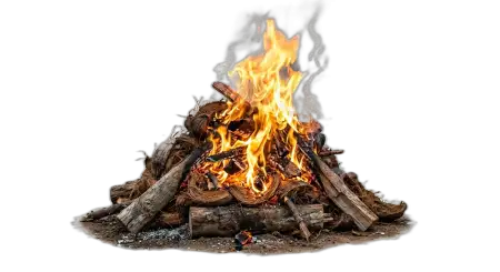 holika dahan wood bonfire png hd