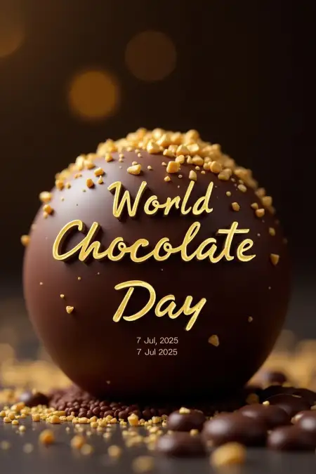 How To Make Dark Chocolate At Home For Chocolate Day - Free World Chocolate Day Download
