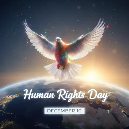 Free Human Rights Day Campaign Social Media Post Background Download