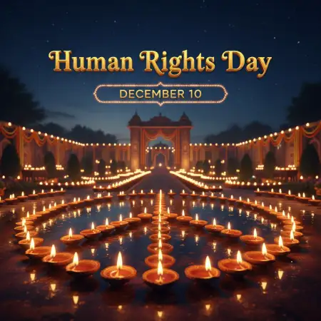 Free Human Rights Day Creative Illustration Png Background Download