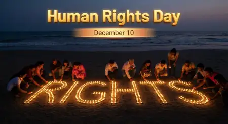 Free Human Rights Day Digital Artwork For Campaigns Background Download