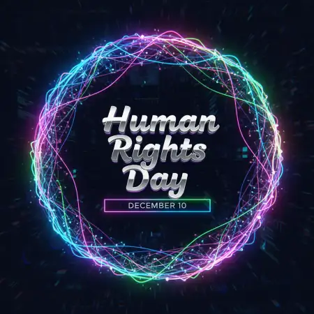 Free Human Rights Day Global Solidarity Illustration Background Download
