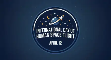 Human Space Flight Day Slogans 2026 - Free International Day Of Human Space Flight 2026 Download