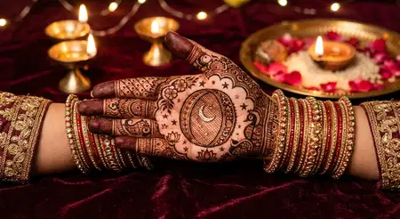 husband name karwa chauth mehndi design - Karwa Chauth Mehndi Design For Wrist