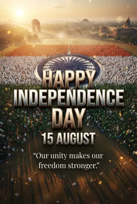 Independence Day 2026 Famous Quotes - Free Indian Independence Day Wishes 2026 Download