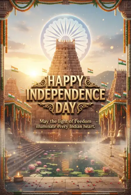 Independence Day 2026 Festival Greeting Images - Free Indian Independence Day Wishes 2026 Download