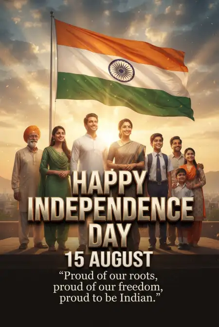 Independence Day 2026 Trending Wishes Images For Instagram - Free Indian Independence Day Wishes 2026 Download