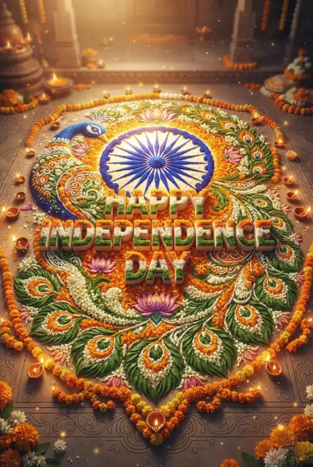 Independence Day 2026 Unique Indian Greeting Images - Free Indian Independence Day Wishes 2026 Download
