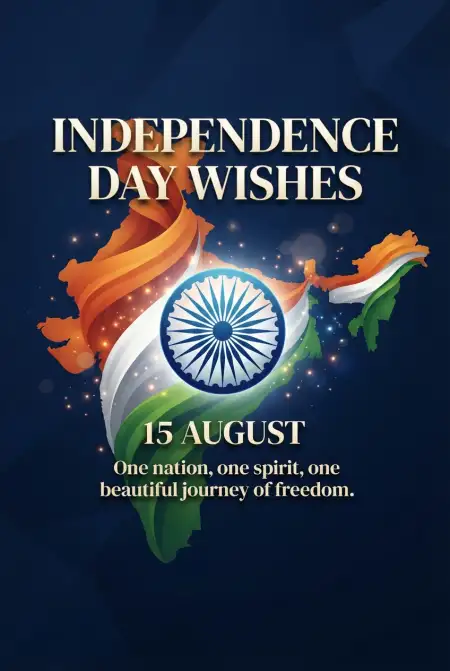 Independence Day 2026 Wishes For Facebook - Free Indian Independence Day Wishes 2026 Download
