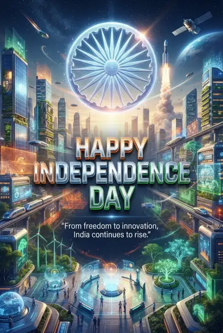Independence Day 2026 Wishes For Instagram - Free Indian Independence Day Wishes 2026 Download