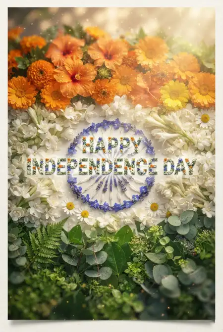 Independence Day Greeting Poster 2026 - Free Independence Day Poster 2026 Download