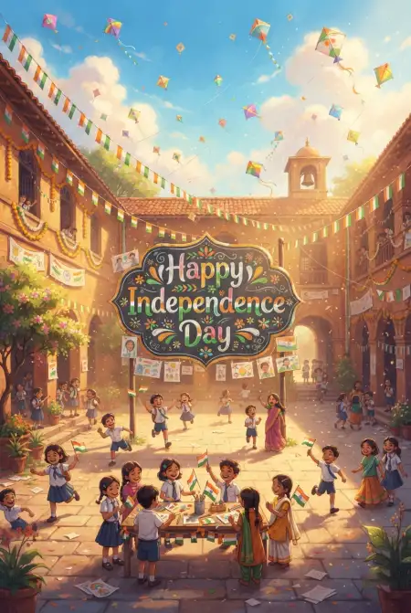 Independence Day School Event Poster 2026 - Free Independence Day Poster 2026 Download
