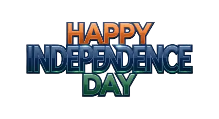 Free Independence Day Text Effect Png 2 Transparent PNG Download