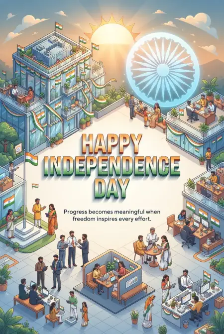 Independence Day Wishes 2026 For Employees - Free Indian Independence Day Wishes 2026 Download