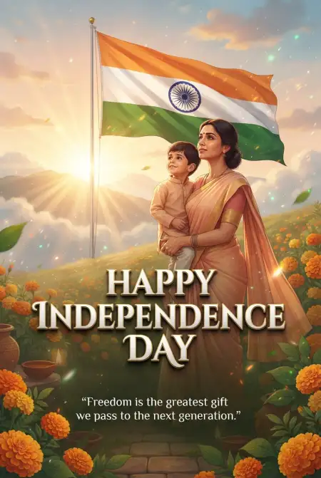 Independence Day Wishes 2026 For Family - Free Indian Independence Day Wishes 2026 Download
