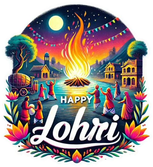 india lohri png for creative festival projects