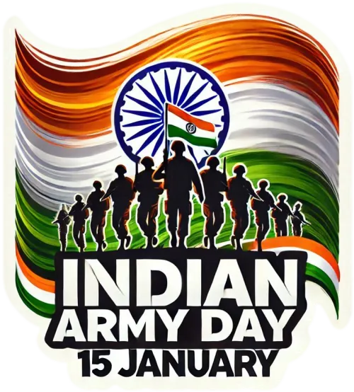 indian army day png 2025 for patriotic projects