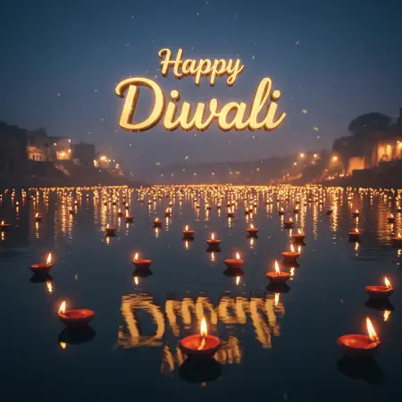Indian Festival Happy Diwali 2025 Wish Art - Free Happy Diwali 2025 Wishes Download
