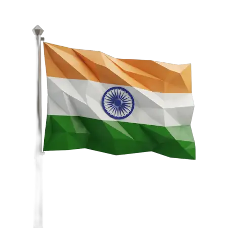 Free Indian Flag Realistic Png Transparent PNG Download