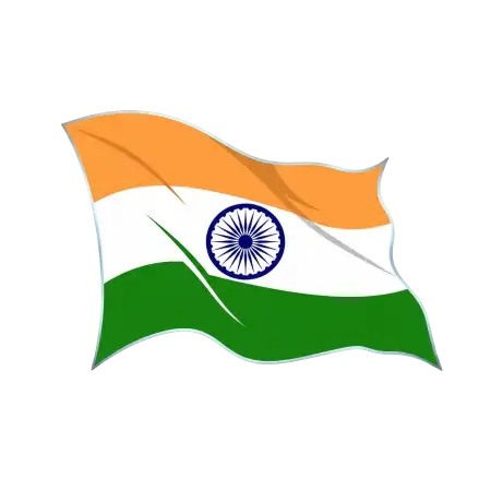 Free Indian Flag Vector Png Transparent PNG Download
