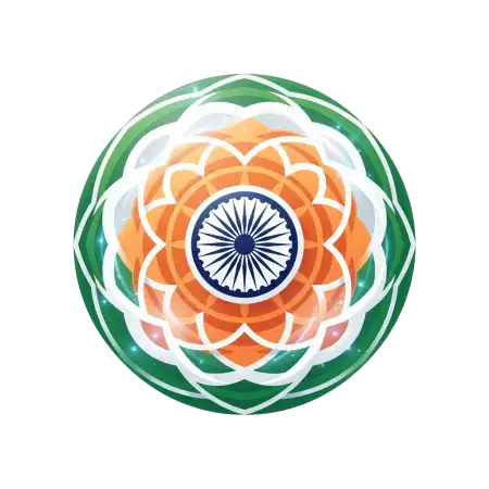 Free Indian Flag With Ashoka Chakra Png Transparent PNG Download