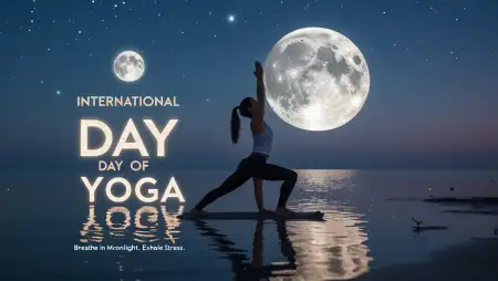 Indian Heritage Yoga Art For 21 June 2025 - Free Nternational Day Of Yoga 2025 Download