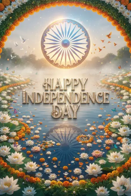 Indian Independence Day Greetings 2026 - Free Indian Independence Day Wishes 2026 Download