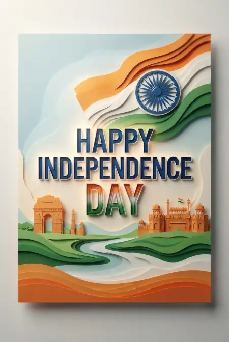 Indian Patriotic Poster Design 2026 - Free Independence Day Poster 2026 Download