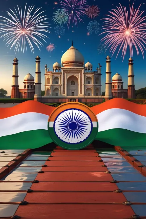 indian republic day flag background for posters