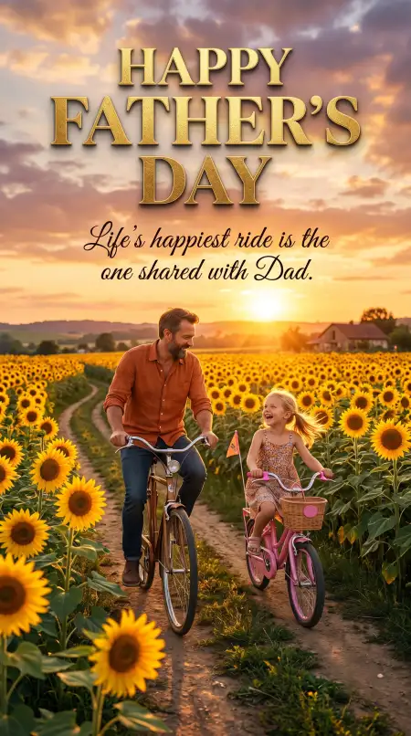 Inspirational Fathers Day Greeting Card - Free Happy Fathers Day Greeting Card Download