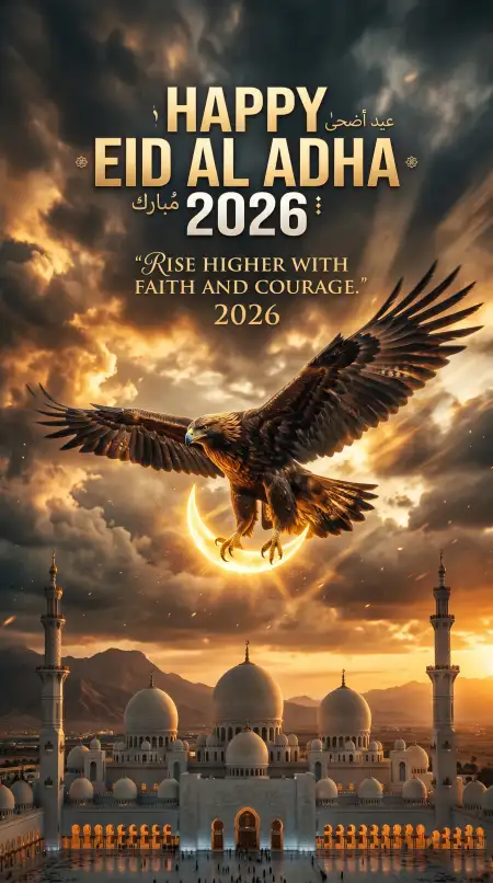 Inspirational Happy Eid Al Adha Quotes 2026 - Free Happy Eid Al Adha With Quotes Download