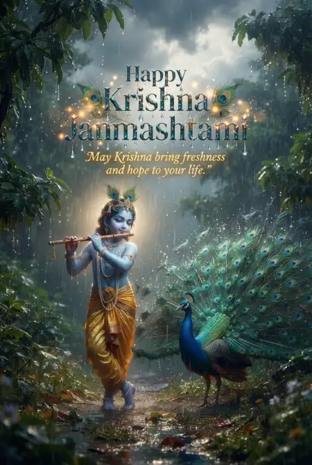 Inspirational Happy Krishna Janmashtami Greetings - Free Happy Krishna Janmashtami Greetings Download