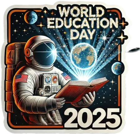 inspirational world education day 2025 png images