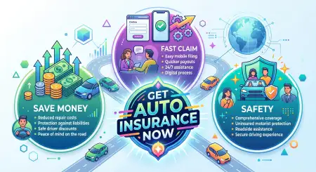 Instagram Story Auto Insurance Ad Design - Free Auto Insurance Creatives Download