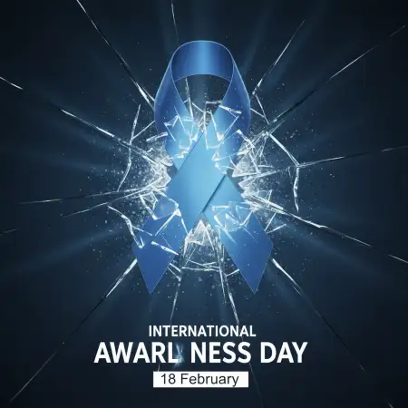 Free International Aspergers Awareness Day Motivational Awareness Message Background Download
