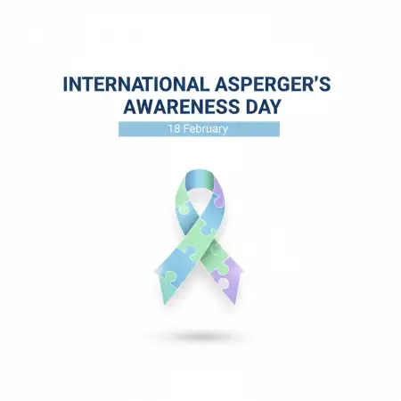 Free International Aspergers Awareness Day Printable Awareness Ribbon Background Download