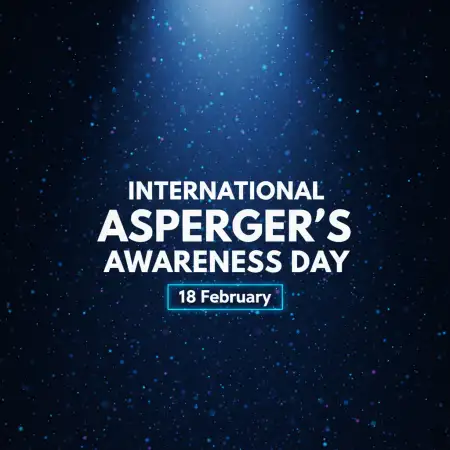 Free International Aspergers Awareness Day Printable Poster Background Download