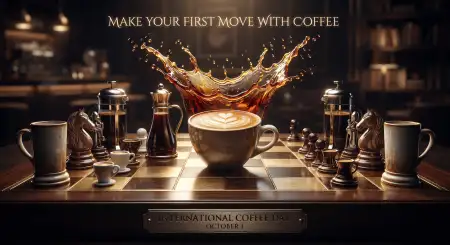 international coffee day 2026 creative post