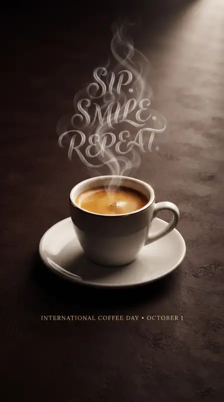 international coffee day 2026 quotes design - International Coffee Day 2026