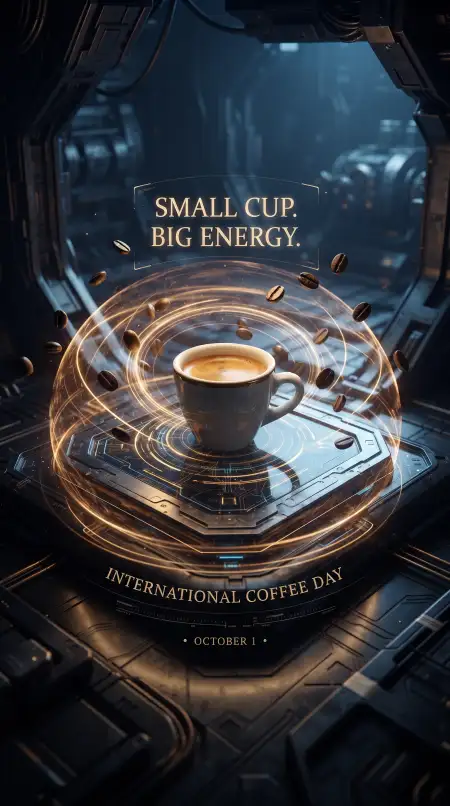 international coffee day 2026 whatsapp status - International Coffee Day 2026
