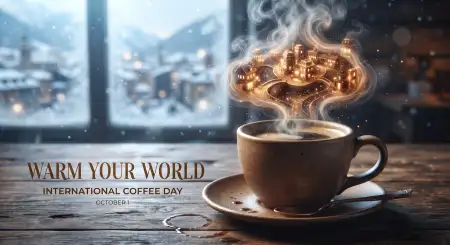 international coffee day 2026 wishes images free download - International Coffee Day 2026