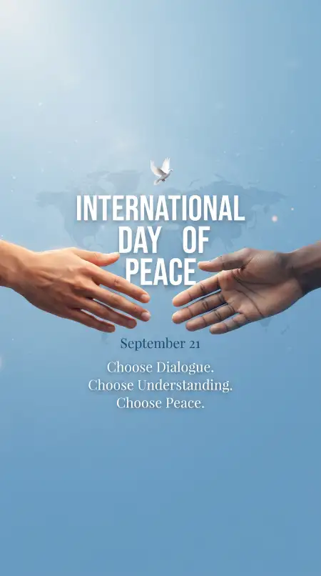 international day of peace instagram post