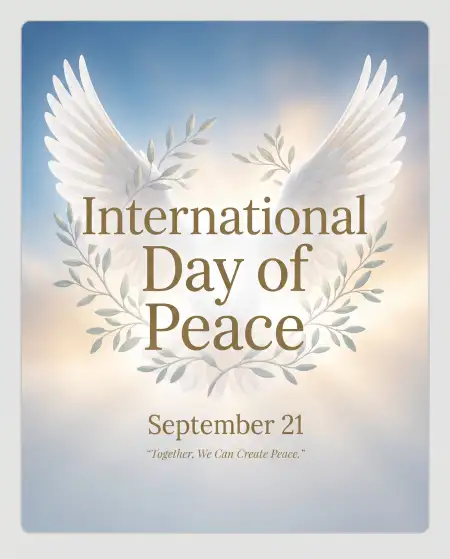 international day of peace poster background
